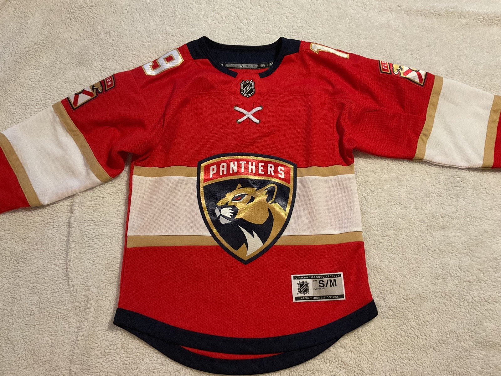 Youth Matthew Tkachuk Red Florida Panthers Home Premier Player Jersey NWOT