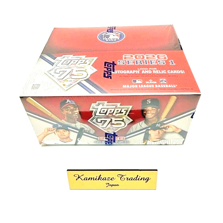 2026 Topps MLB Series 1 Japan Edition Factory Sealed Box NEW Exclusive 1Day Ship