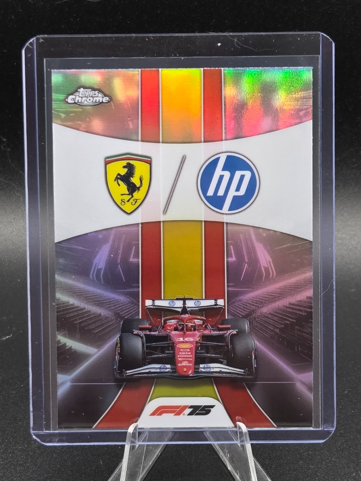 2025 Topps Chrome Formula 1 F1 Scuderia Ferrari HP Refractor #175