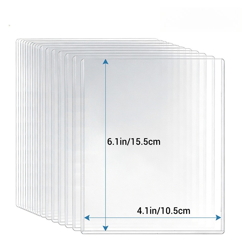 Rigid Print Protectors Hard PVC Document & Photo Sleeves 4×6”/ 5×7”/ 6×9”