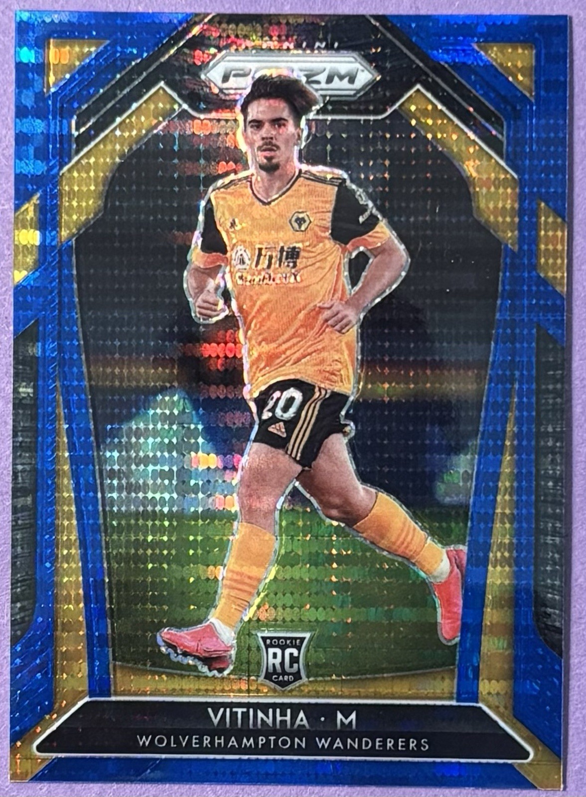 2020-21 Panini Prizm Premier League Blue Pulsar Prizm #140 Vitinha RC Portugal