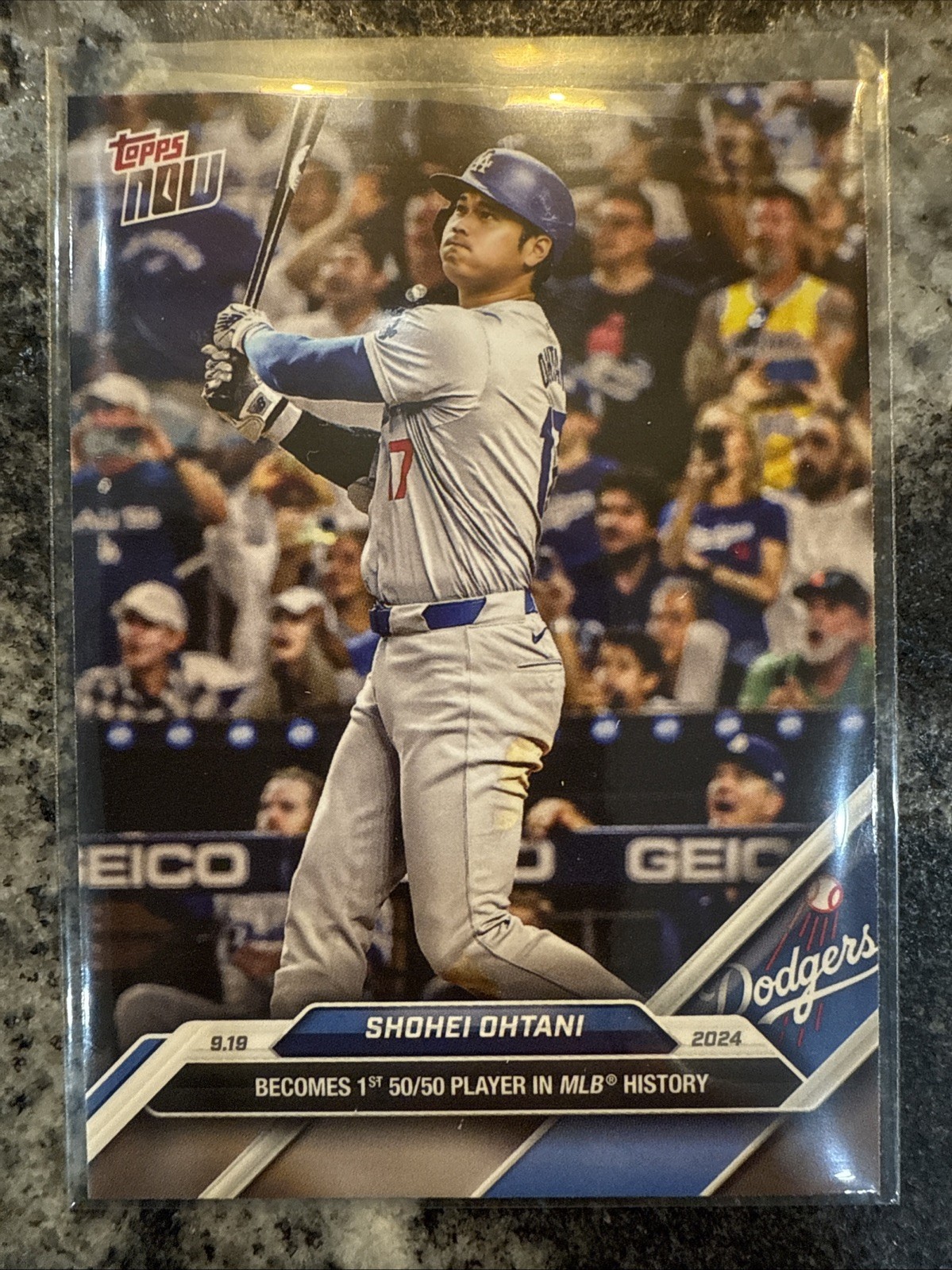 2024 Topps Now – Shohei Ohtani #722 /653737 – 1st MLB Player W/ 50/50 In History