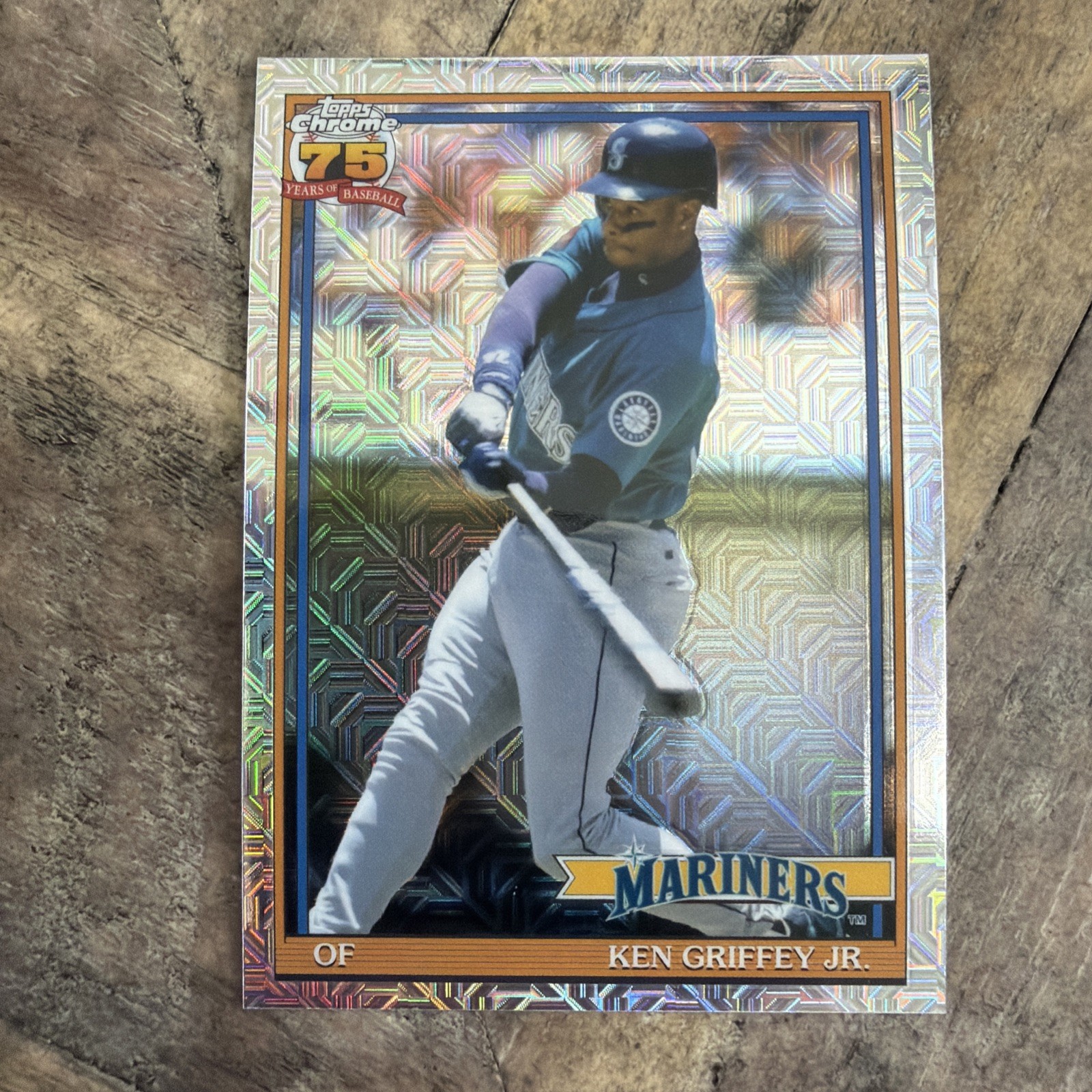 Ken Griffey Jr. 2026 Topps Series 1 Silver Pack Mojo Refractor #91C-51 Mariners