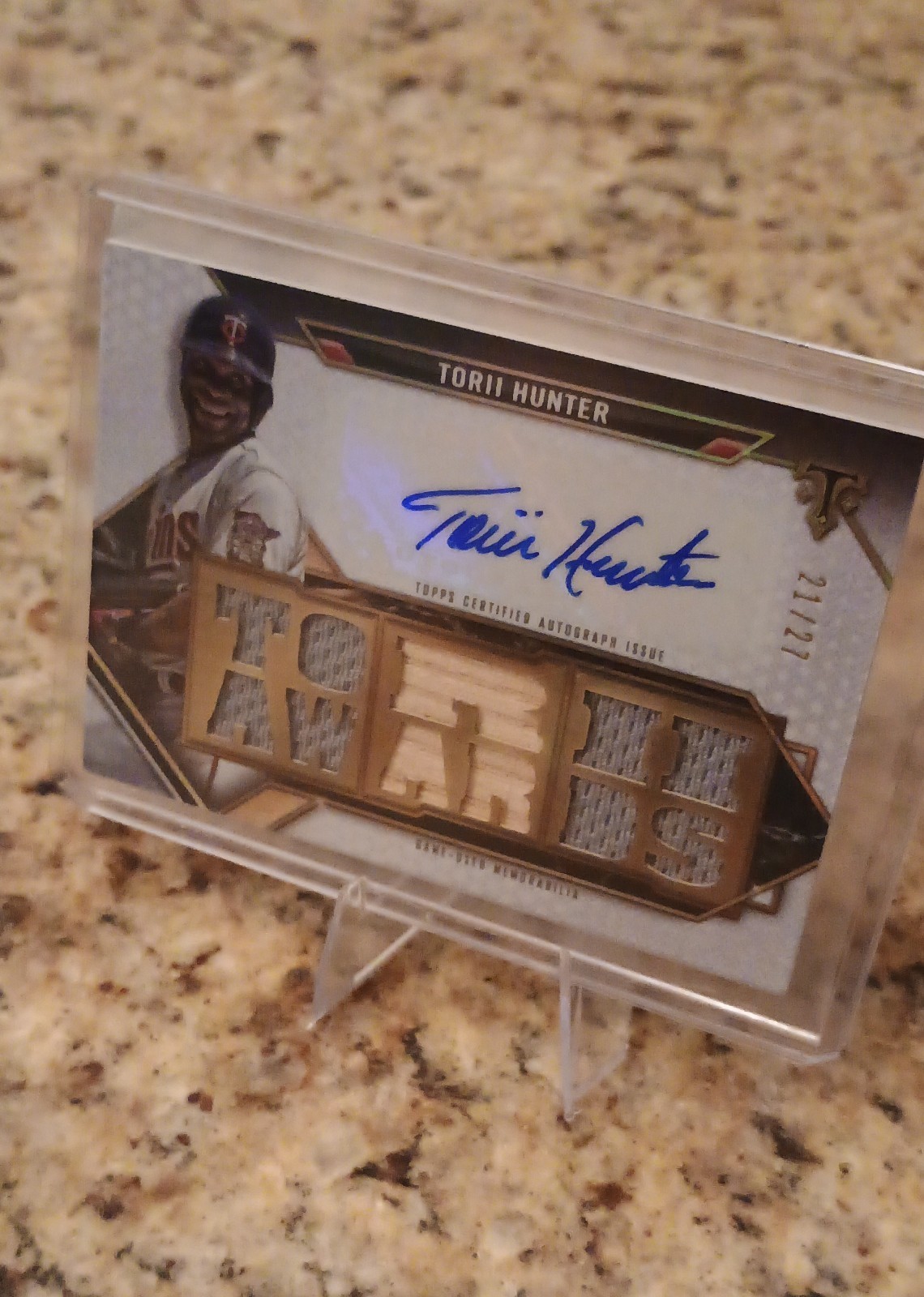 2021 Topps Triple Threads – Triple Threads Autograph Relics Torii Hunter…