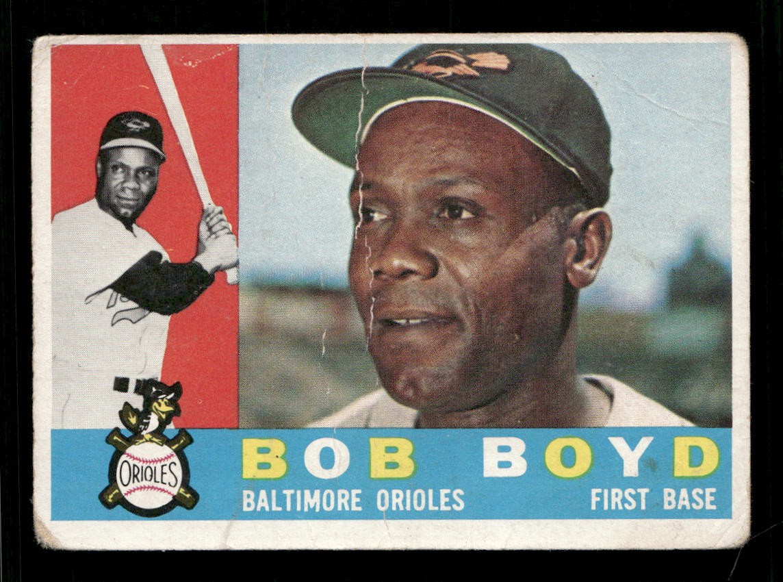 1960 Topps #207 Bob Boyd (CREASED)