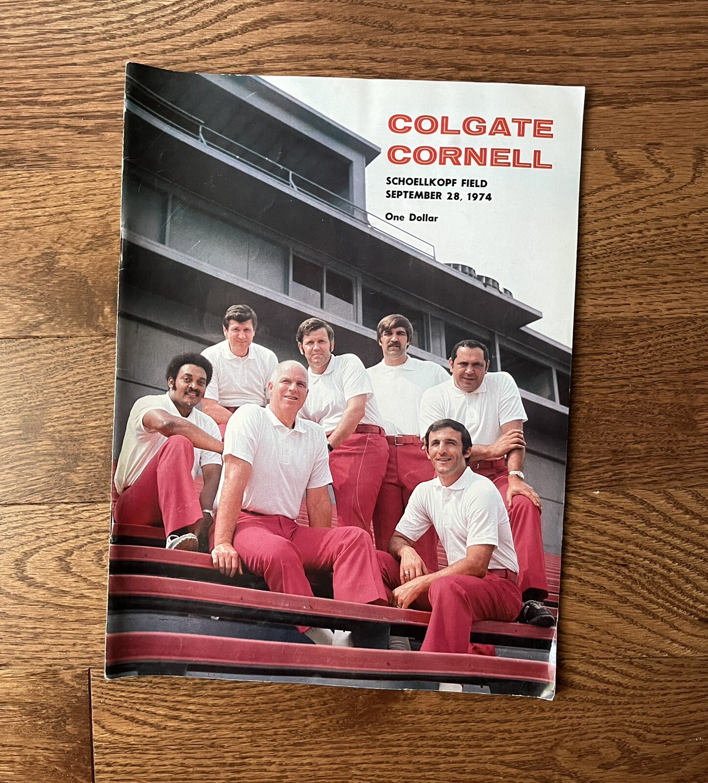 Vintage 1974 College Football Program – Cornell / Colgate