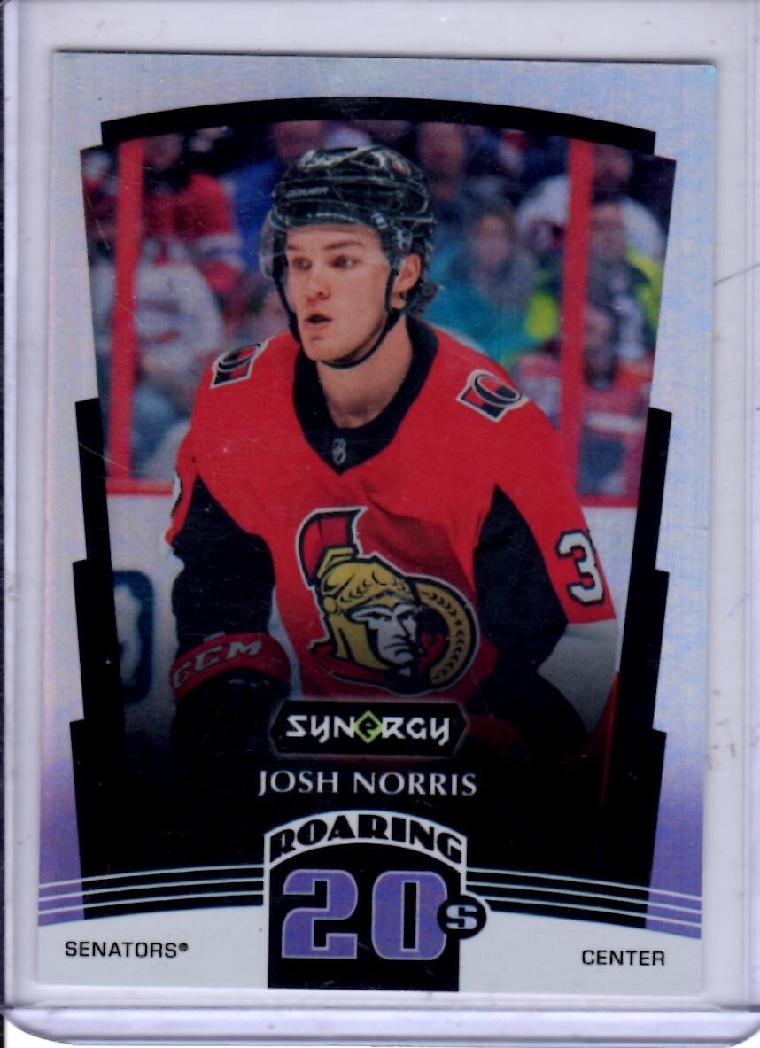 2020-21 Upper Deck Synergy Josh Norris Roaring 20s Card # R-3