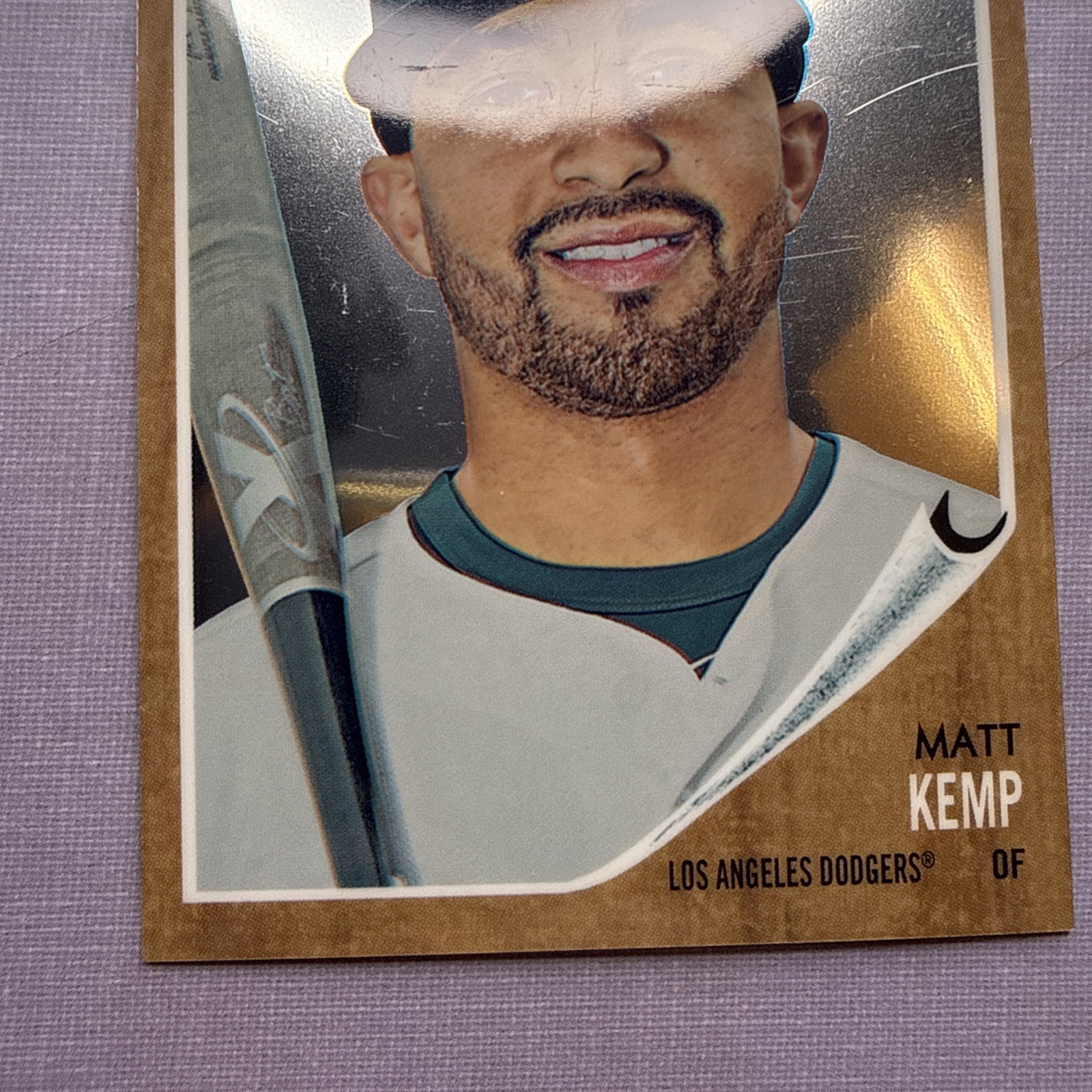 2011 Topps Heritage Chrome Matt Kemp #/1962 Dodgers VERY GOOD