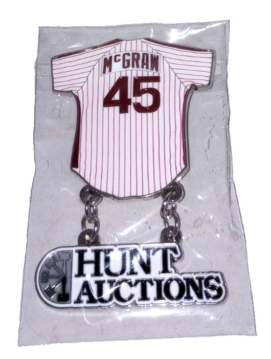 Philadelphia Phillies Tug McGraw Metal Pin – All Star Game – Hunt Auctions – New