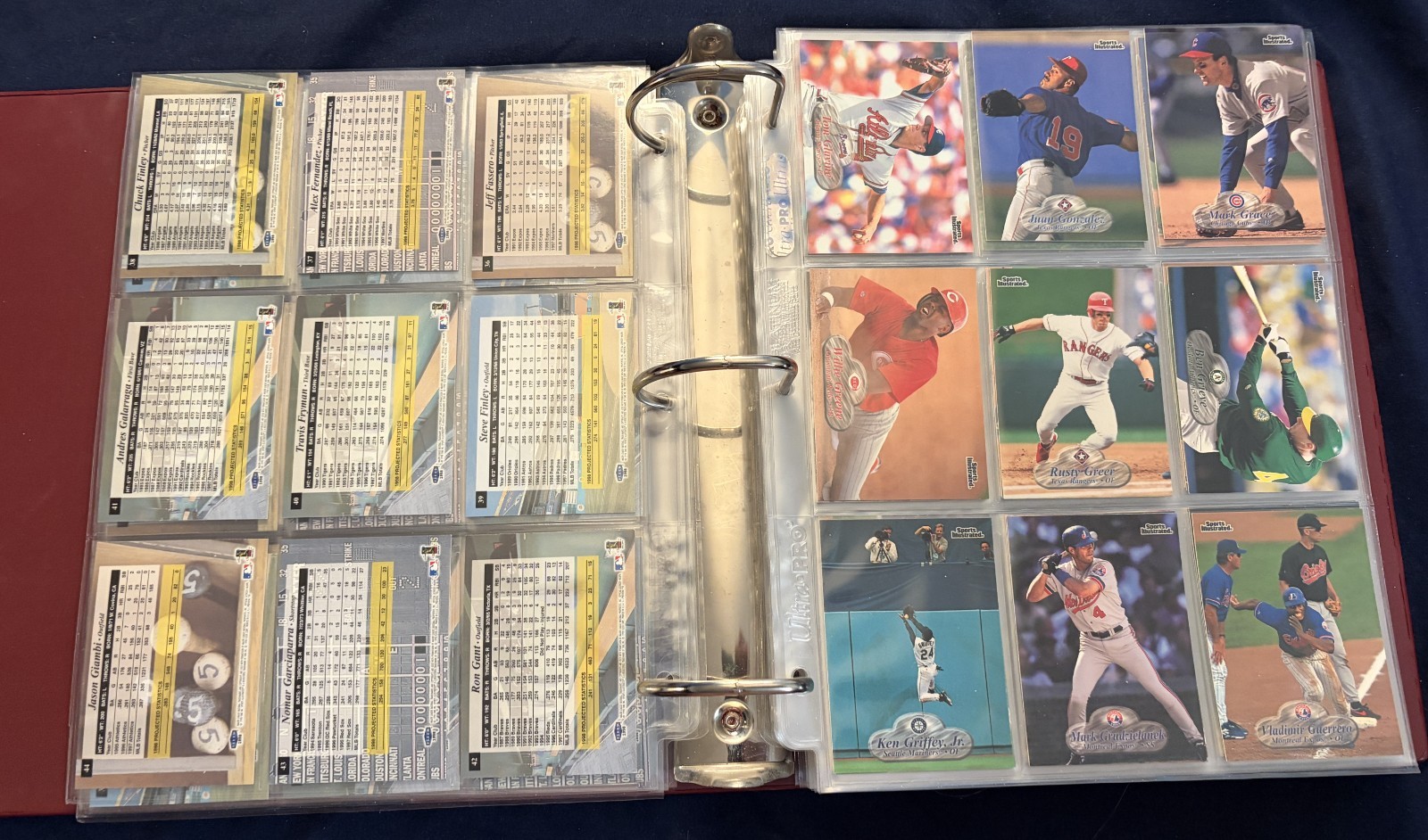 1998 Fleer Sports Illustrated Complete Set + 3 Inserts Sets in Pages & Binder!!!