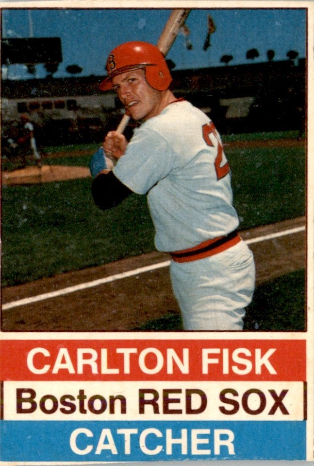 1976 Hostess Mini Carlton Fisk Boston Red Sox #64