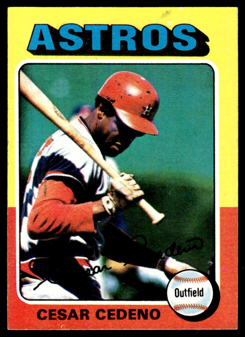 1975 Topps Cesar Cedeno Houston Astros #590