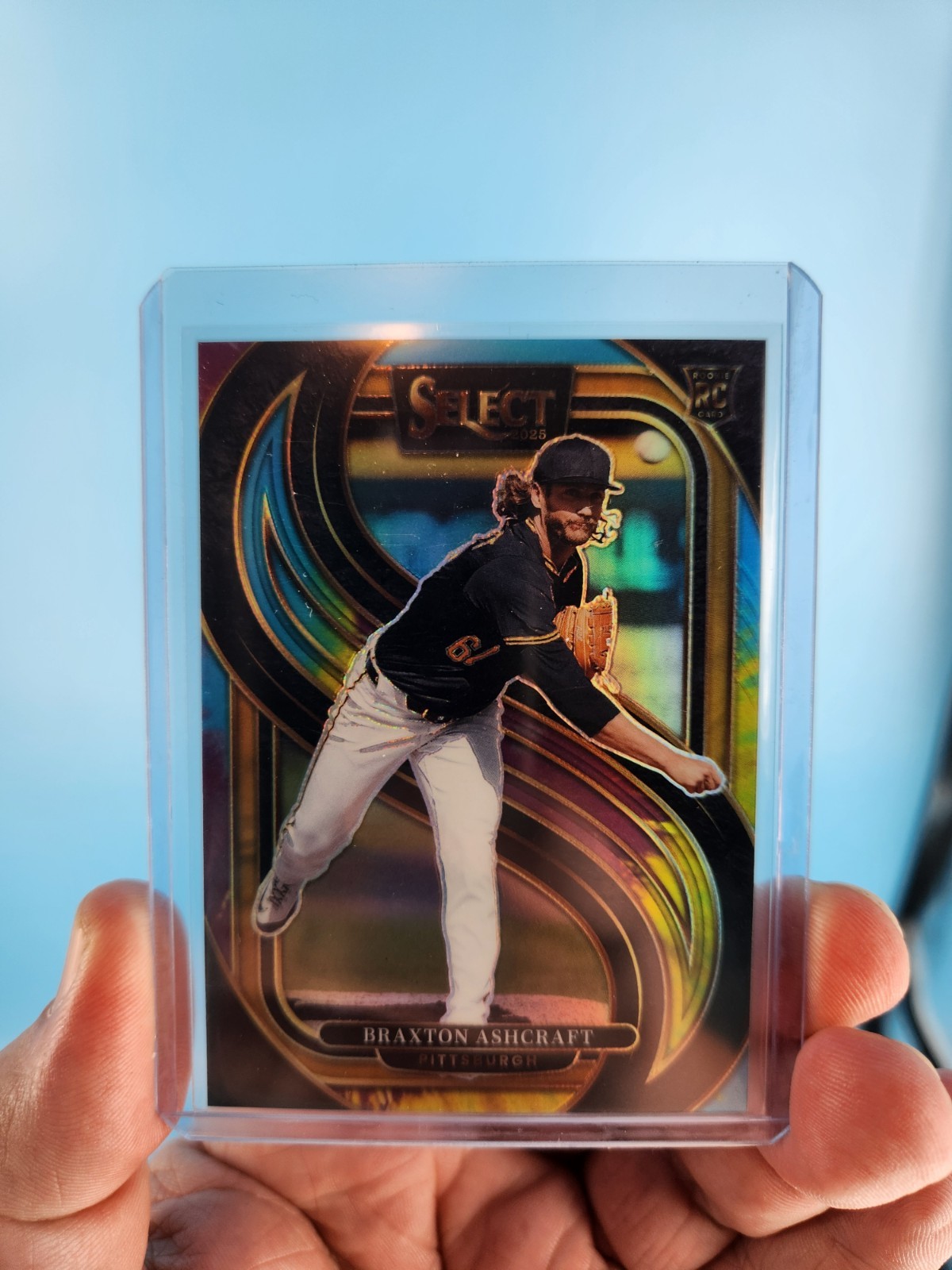 2025 Panini Select Baseball Braxton Ashcraft Premier Level Tie-Dye 14/25 Rookie