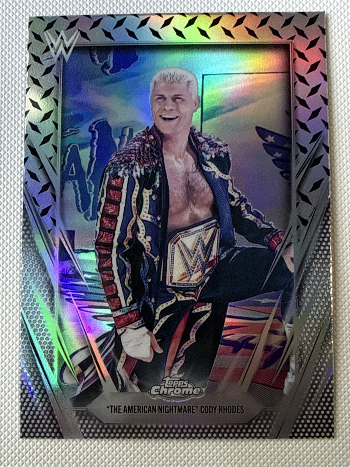 DIAMOND PLATE REFRACTOR 2026 Topps Chrome WWE Cards You Pick/Choose! READ*