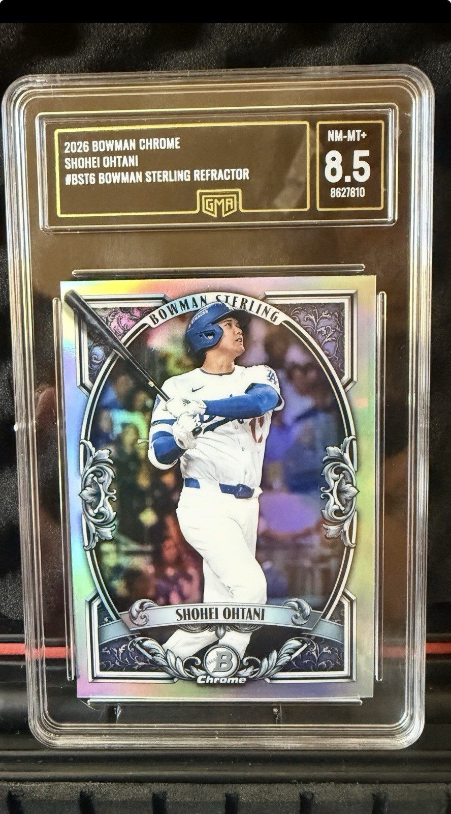 Bowman 2026 Bowman Chrome Shohei Ohtani Bowman Sterling #BST-6 Refractor GMA 8.5