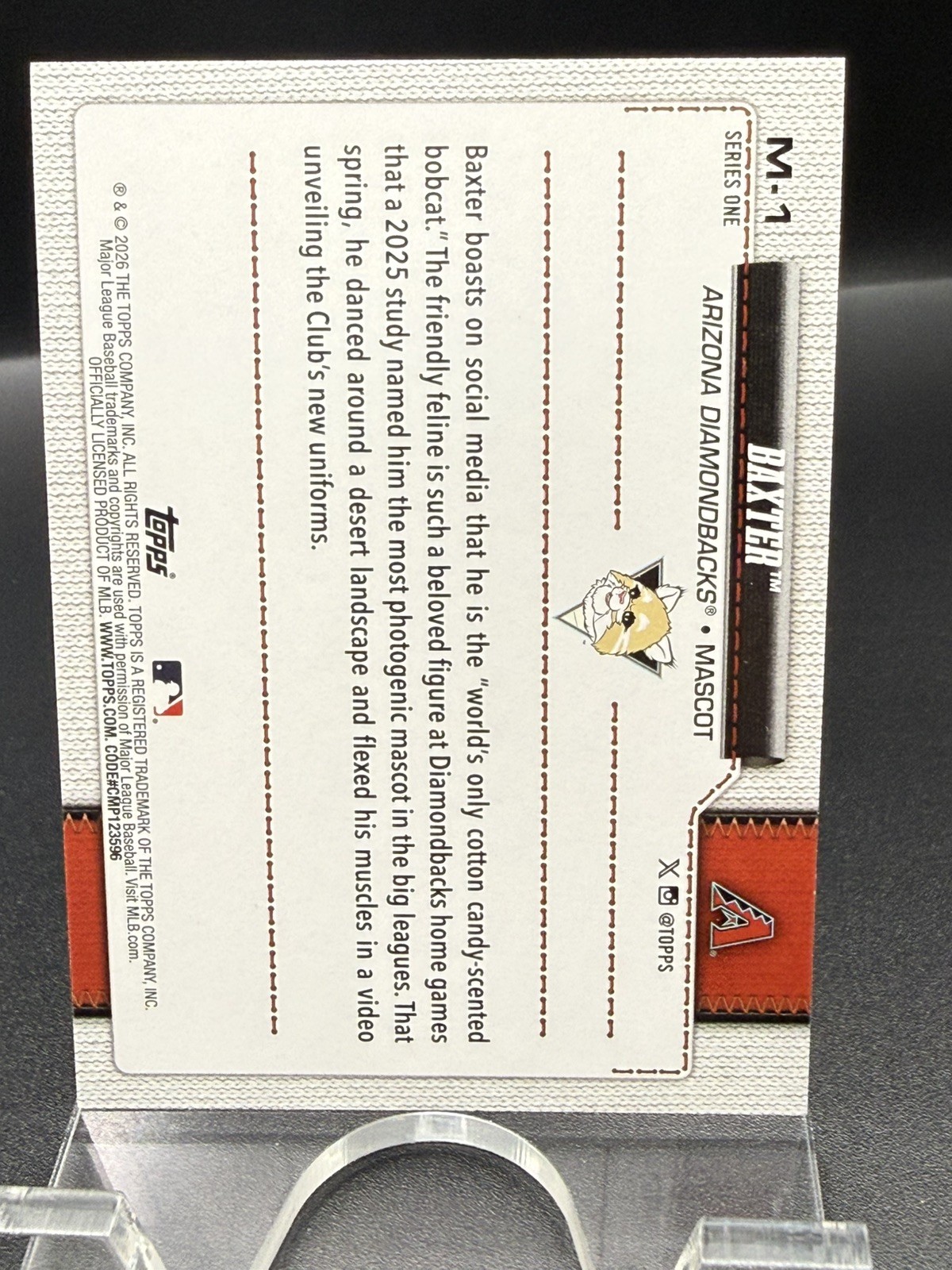2026 Topps #M-1 Baxter Mascots