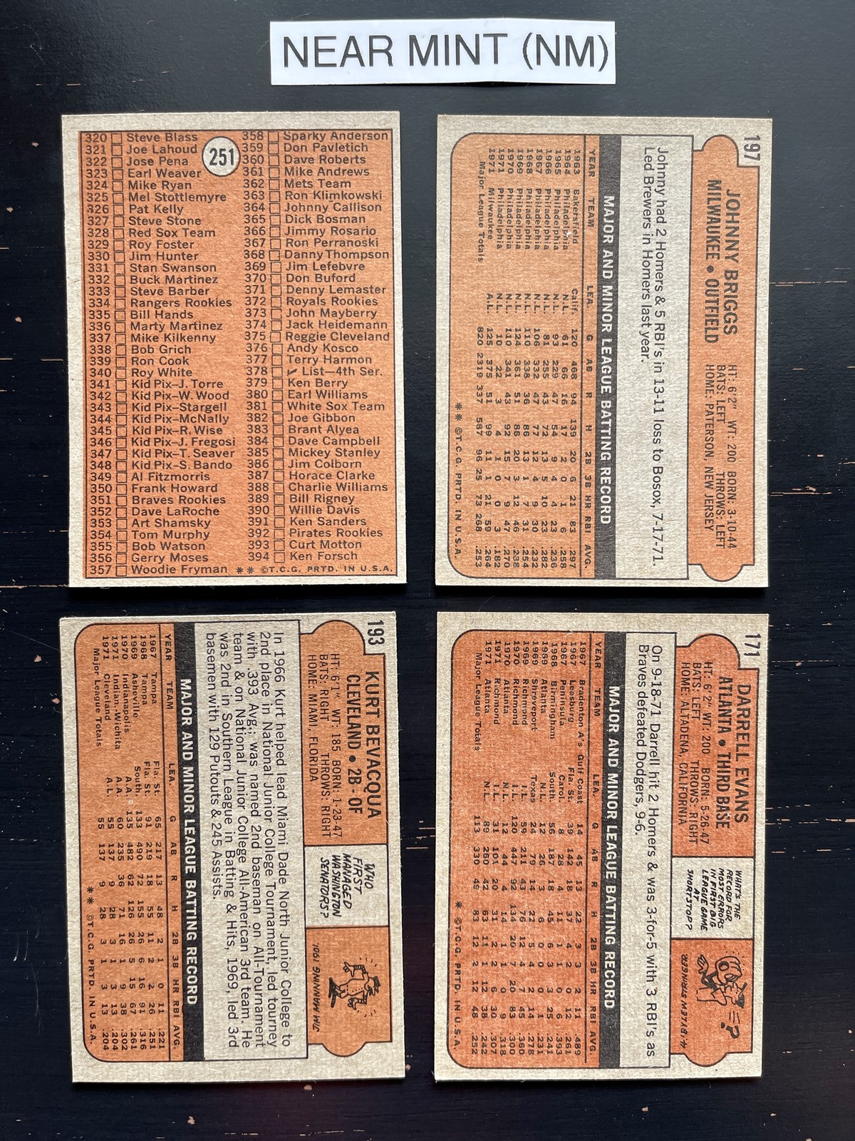 1972 Topps Baseball Cards 601-787 (P-NM) – You Pick – Complete Your Set