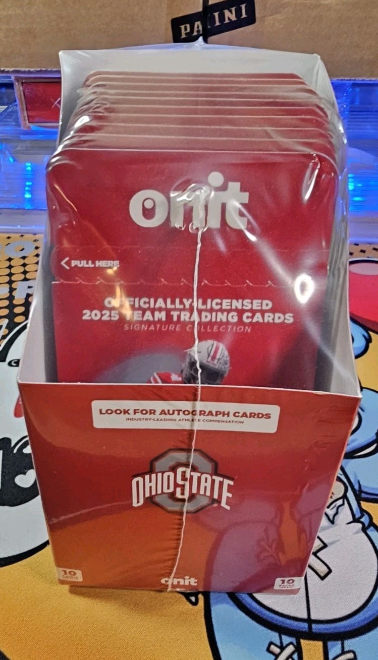 2025 Onit Ohio State University Football Cards Signature Collection 10 Pack Box