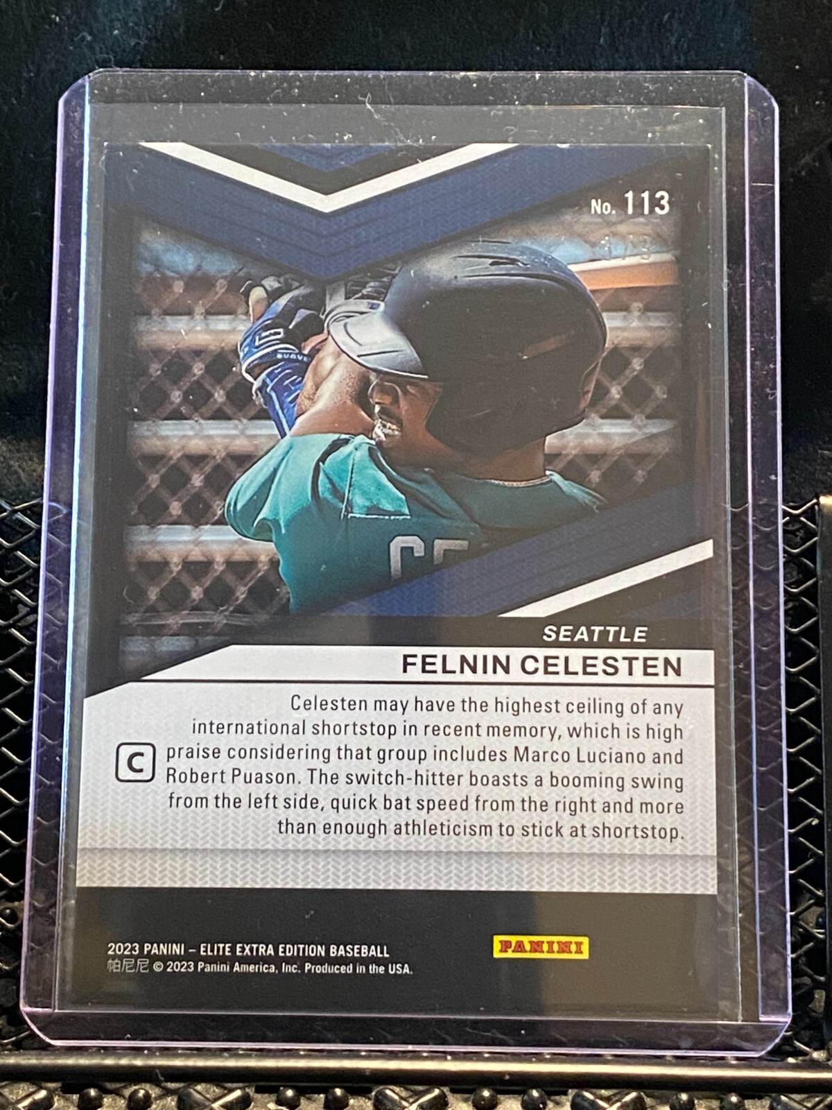 Felnin Celesten 2023 Elite Extra Prime Numbers C #3/9 Mariners #113