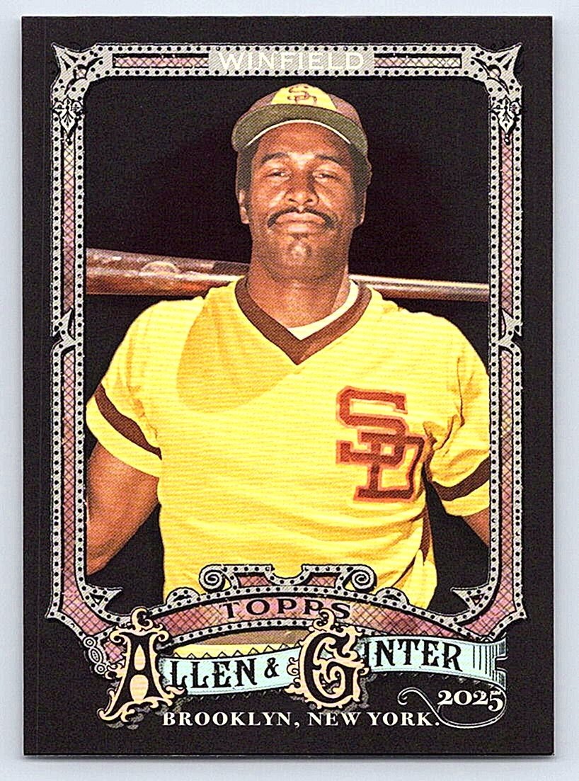 DAVE WINFIELD PADRES 2025 TOPPS ALLEN & GINTER X #151