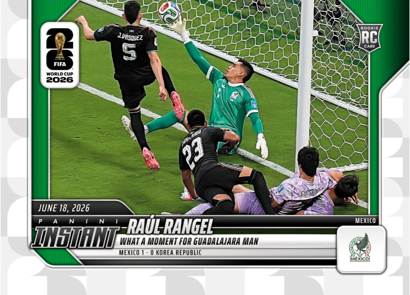 2026 Panini Instant FIFA World Cup #66 Raul Rangel Mexico PRESALE