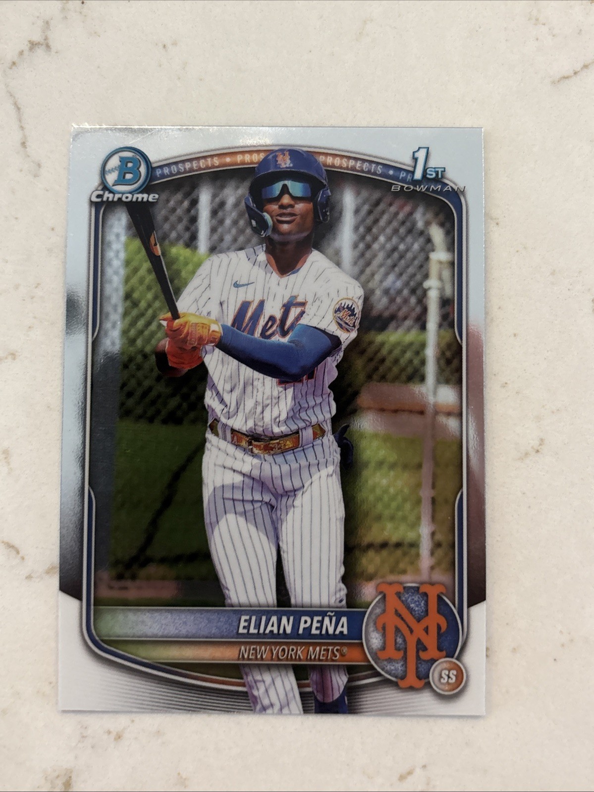2025 Bowman Chrome – Prospects Elian Pena, Elian Pena #BCP-155 (RC)