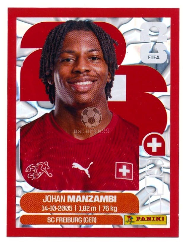Panini World Cup 2026 Red Crumple Parallel Stickers – Choose Sticker –