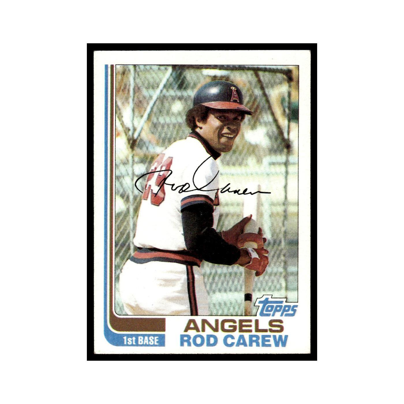 Rod Carew 1982 Topps #500.0 California Angels Baseball Card EX