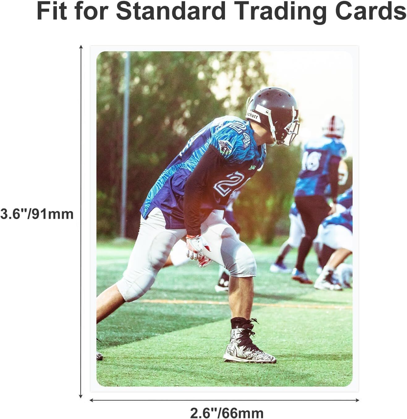 200/500/1000CT Semi Rigid Card Holders + Free Sleeves For 35pt Standard Trading