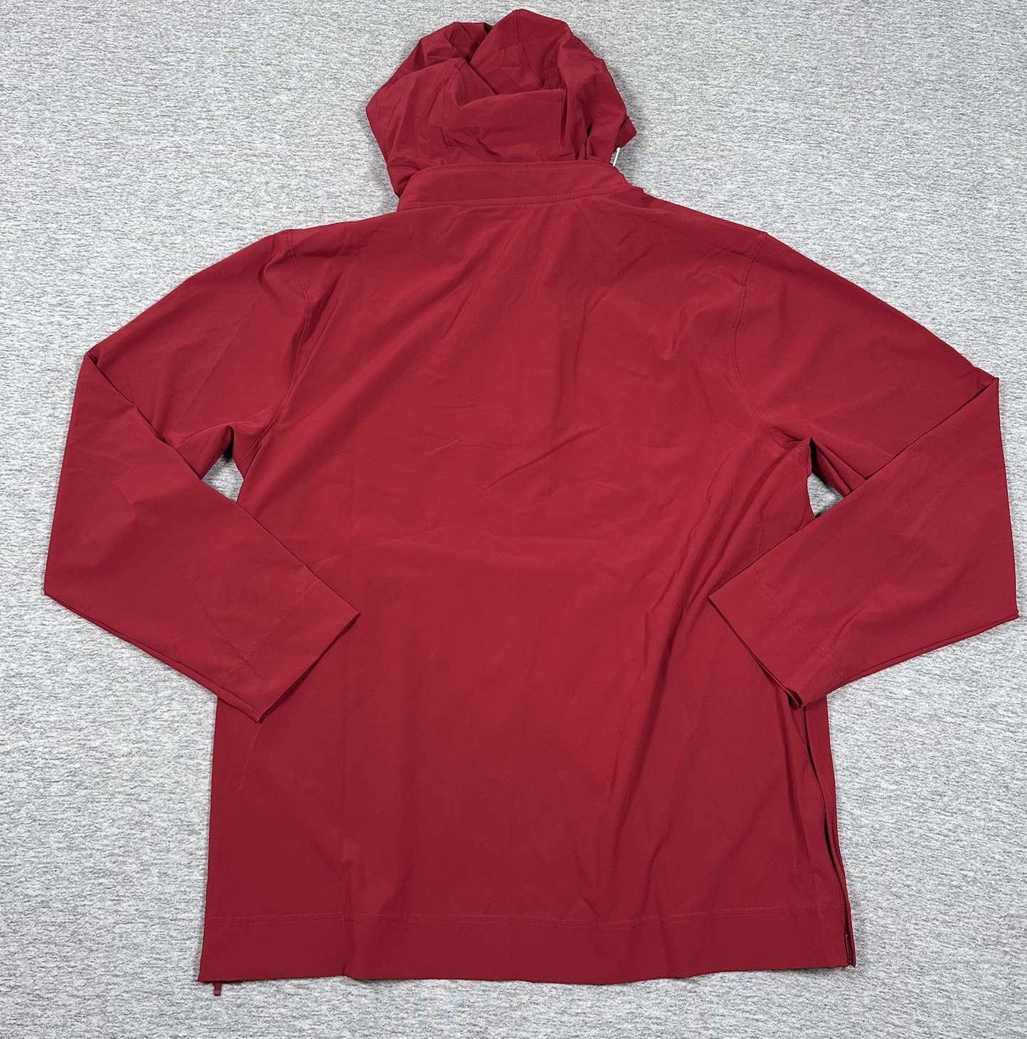 Nike Arkansas Razorbacks Jacket Mens Large Red On Field 1/4 Zip Hooded College