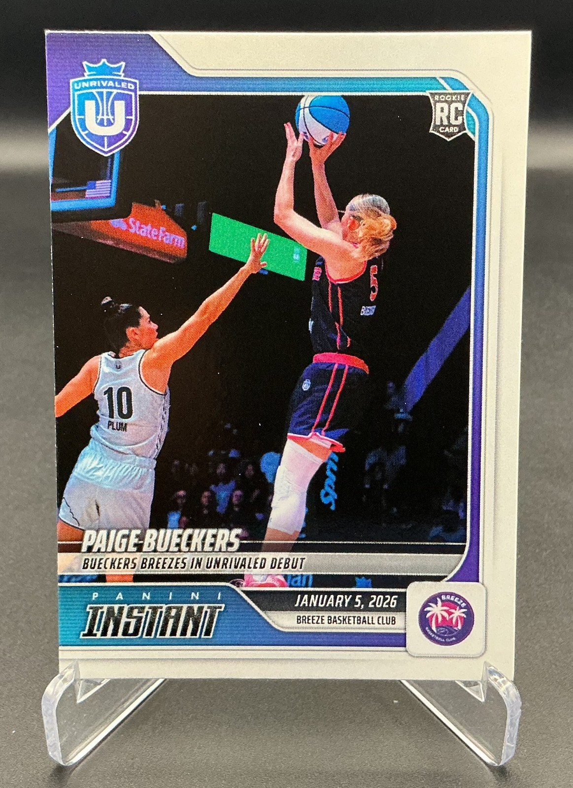 2026 Panini Instant Unrivaled – Paige Bueckers Unrivaled Debut #5 (RC) – Breeze