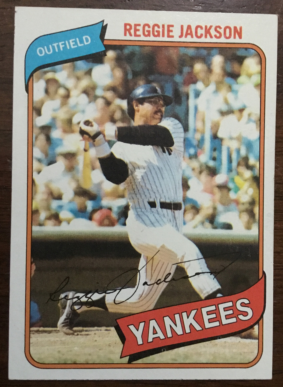 1980 TOPPS #600 REGGIE JACKSON “Mr October” New York YANKEES HOF