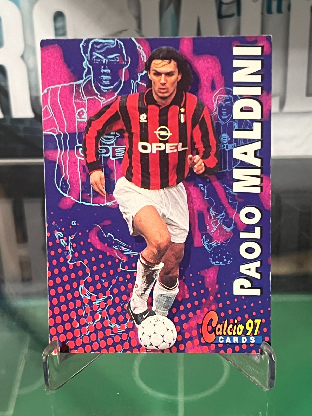 1996-97 Panini Calcio Cards 1997 Paolo Maldini 97 Calcio Card #33