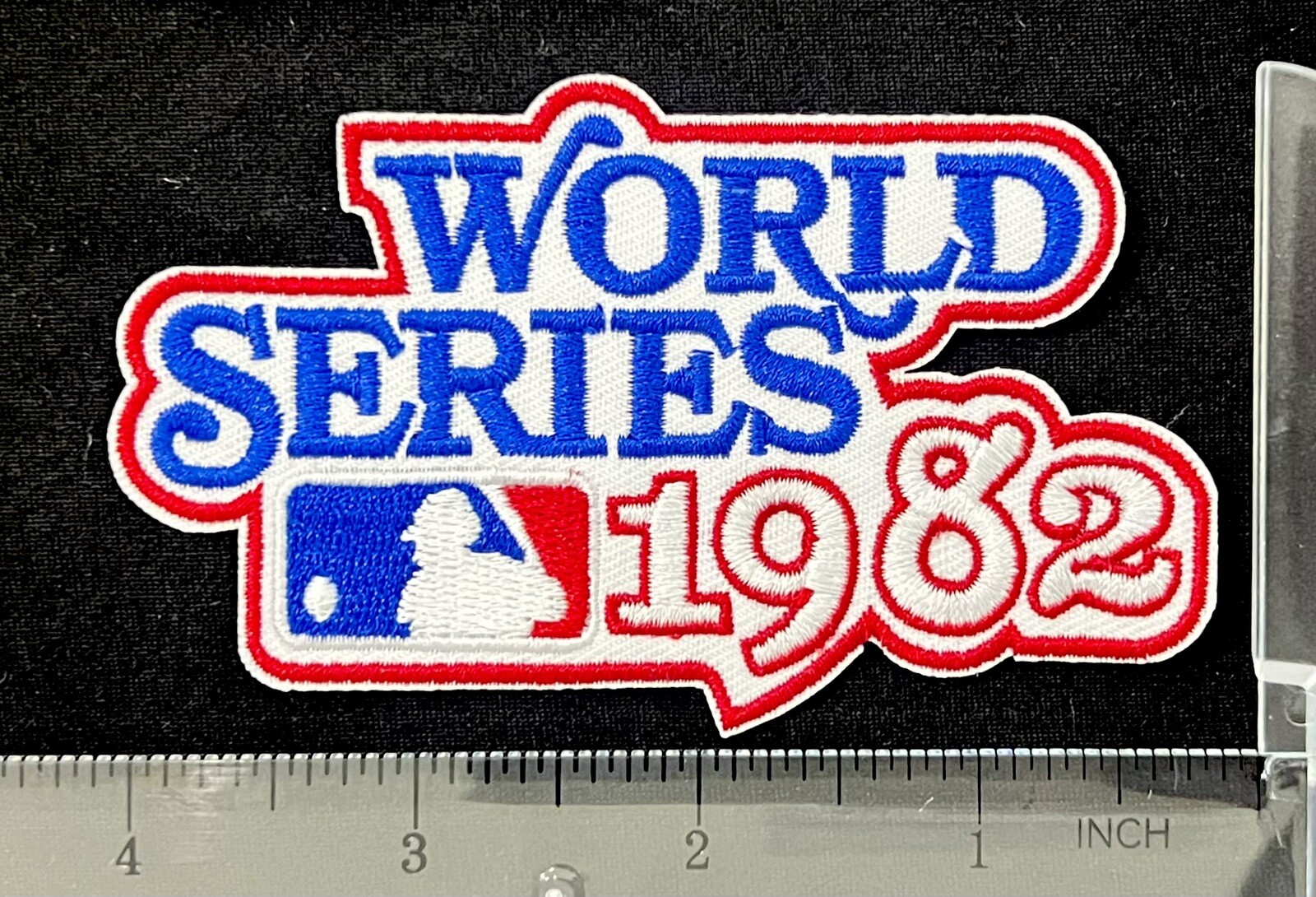 1982 St. Louis Cardinals vs Brewers World Series Patch 4in Official Sew On Iron