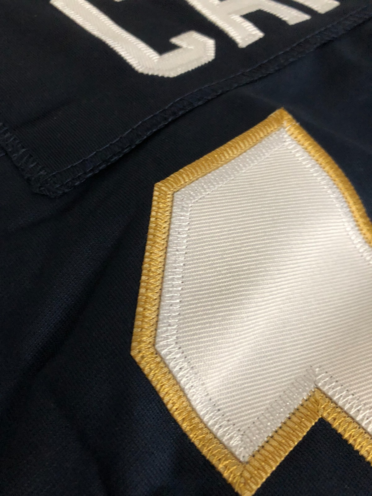 CJ Carr Notre Dame Fighting Irish NCAA 2026 Football Jersey navy blue men’s size