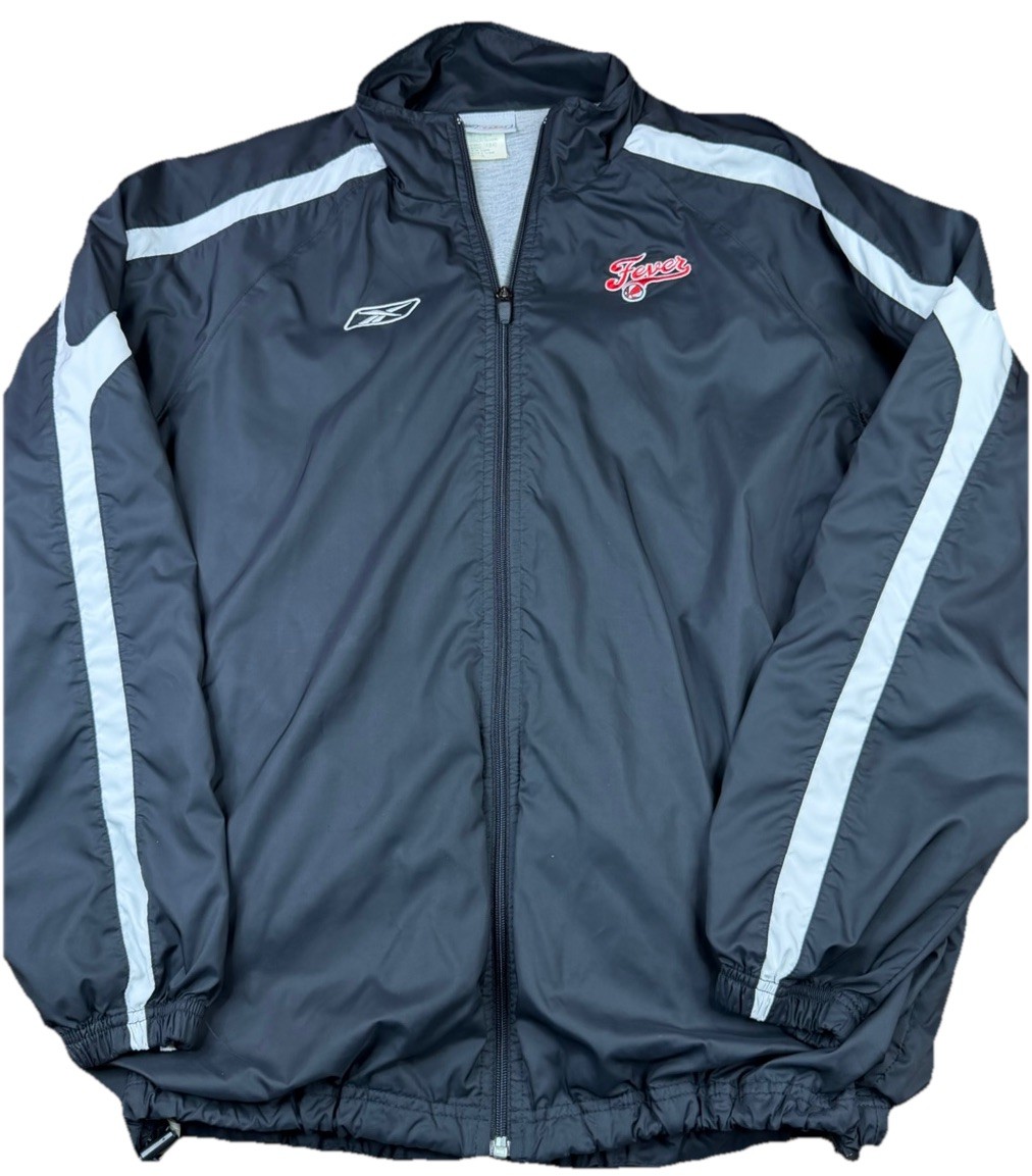 Indiana Fever WNBA Reebok Black Jacket Vintage Men’s Size Medium