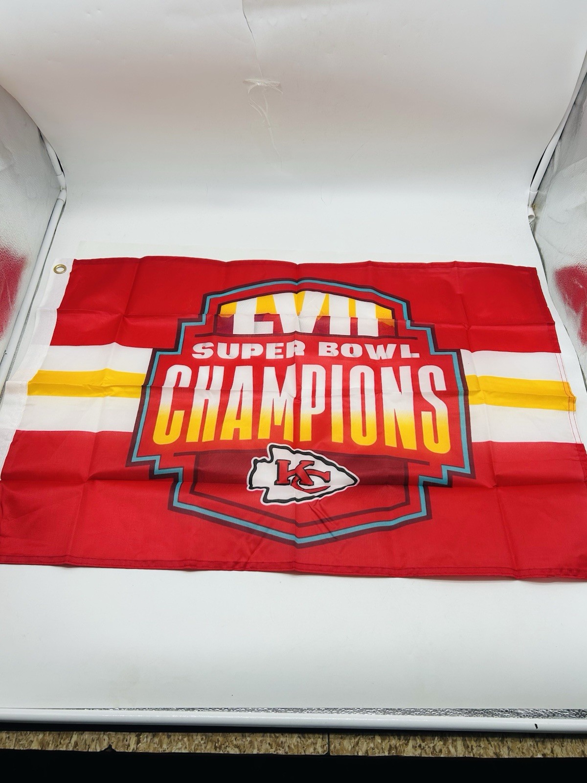 2023 Kansas City Chiefs Red Friday Flag NFL Super Bowl LVll Champions KC 30×20