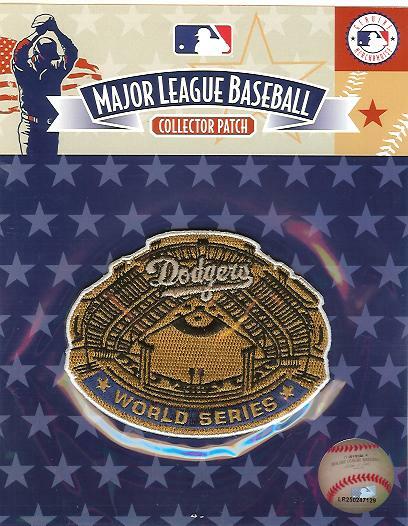 1963 World Series Sleeve Patch Los Angeles Dodgers Official MLB Logo in Package