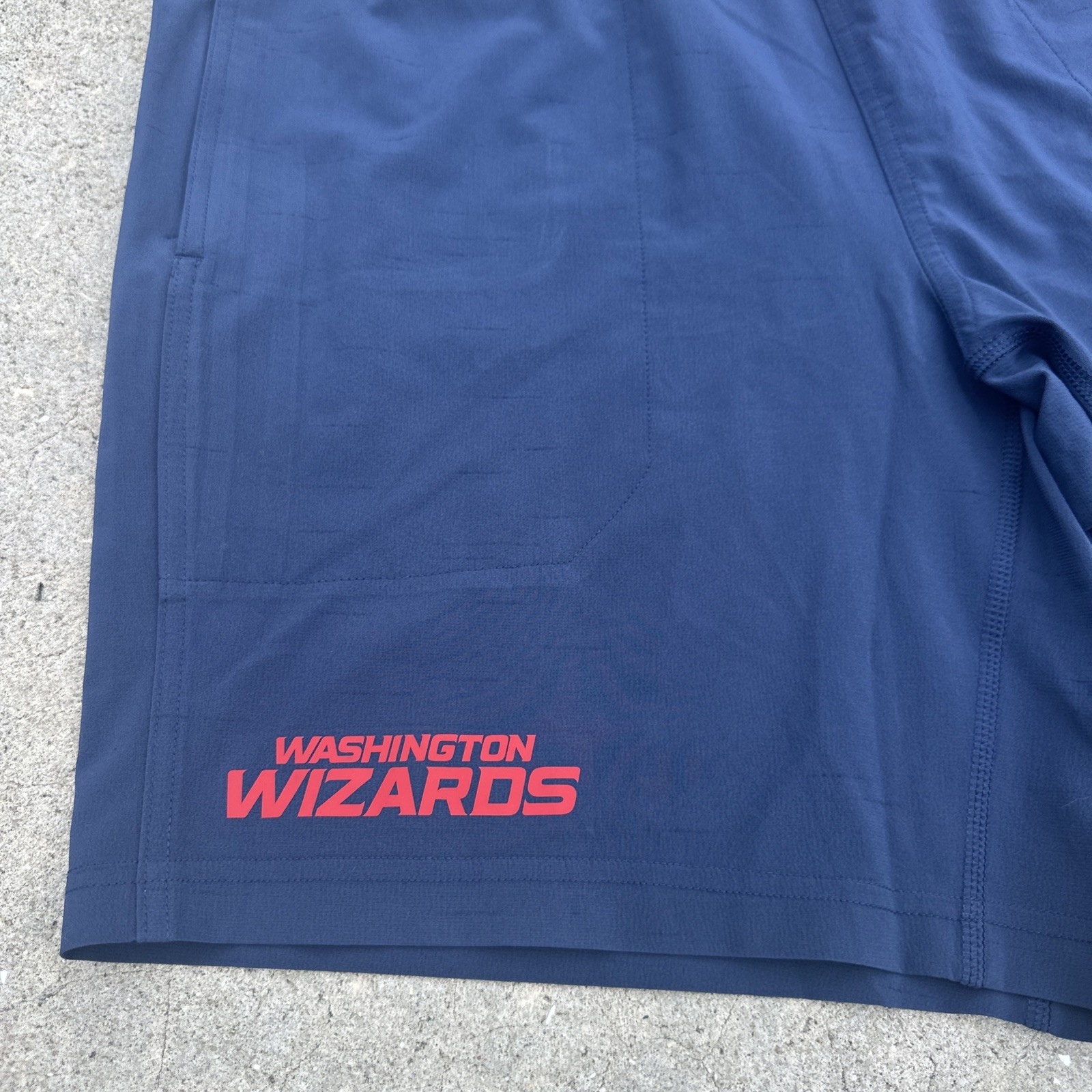 Nike Dri-FitNBA Washington Wizards Basketball Shorts Mens Large Blue Run Gym