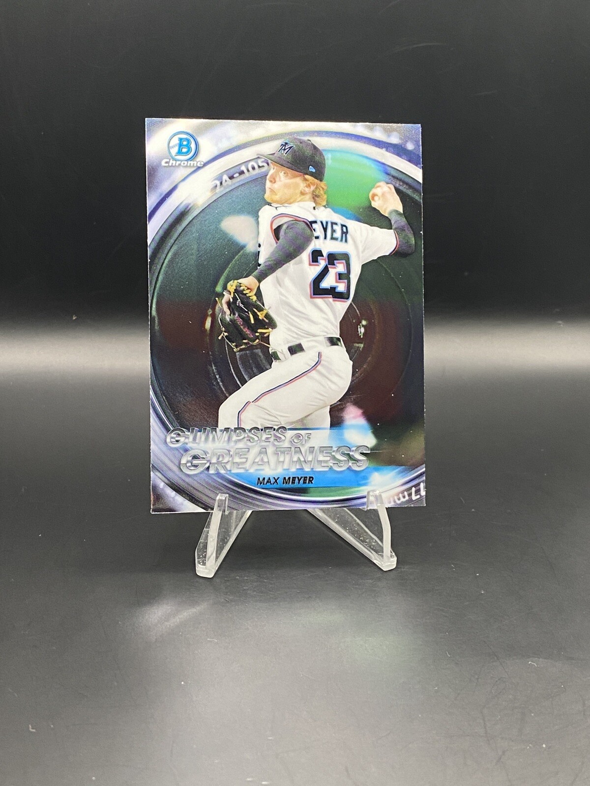 2020 Bowman Chrome Max Meyer Glimpses of Greatness #GOG-MM