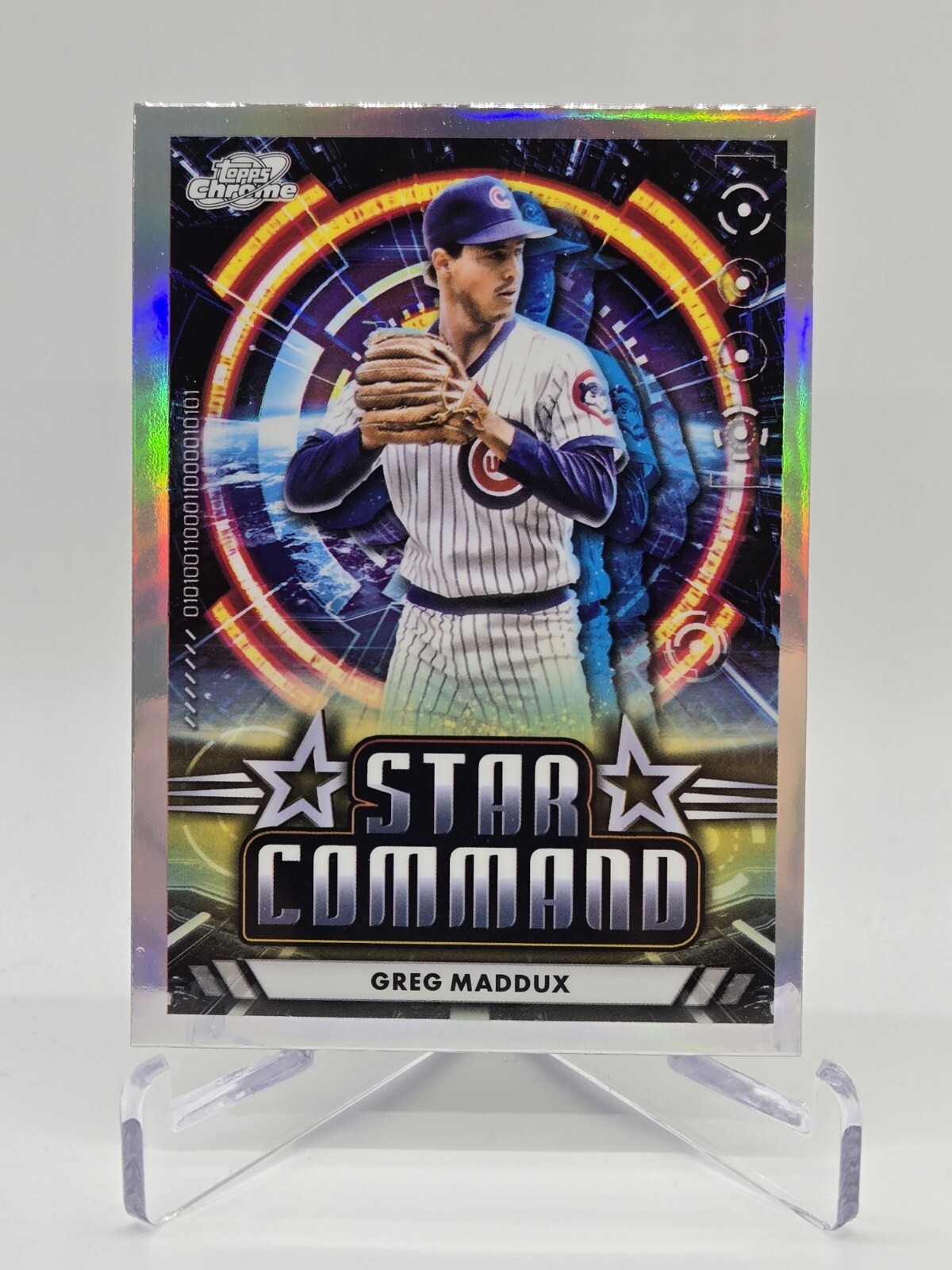 2024 Topps Cosmic Chrome – GREG MADDUX Star Command #SC-17 Refractor Cubs