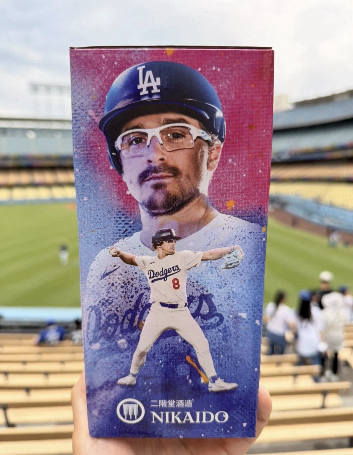 🇵🇷🧢Kike Hernandez Pitching Helmet Dodgers Bobblehead 7/12/26 PRESALE🧢🇵🇷