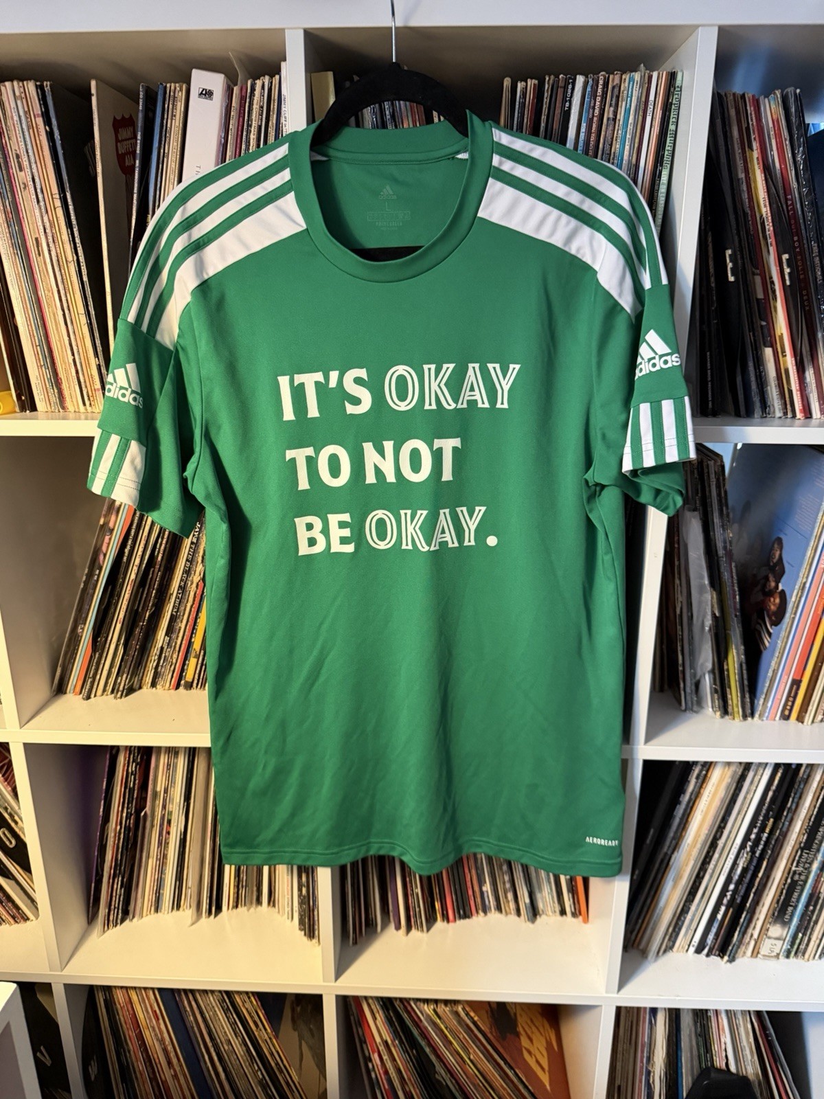 Rare L adidas New England Revolution MLS Mental Health Awareness Training Kit