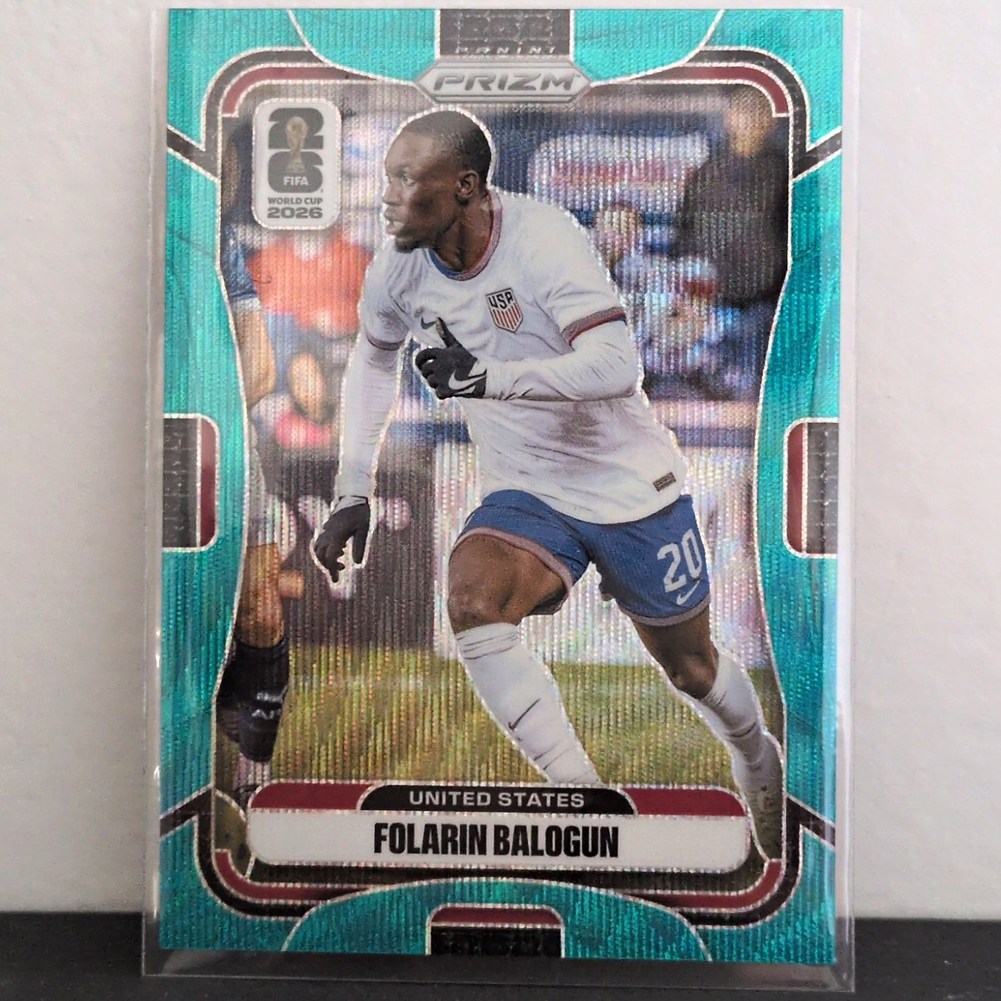 Panini 2026 Prizm FIFA World Cup Folarin Balogun USA #438 Serial 15/99