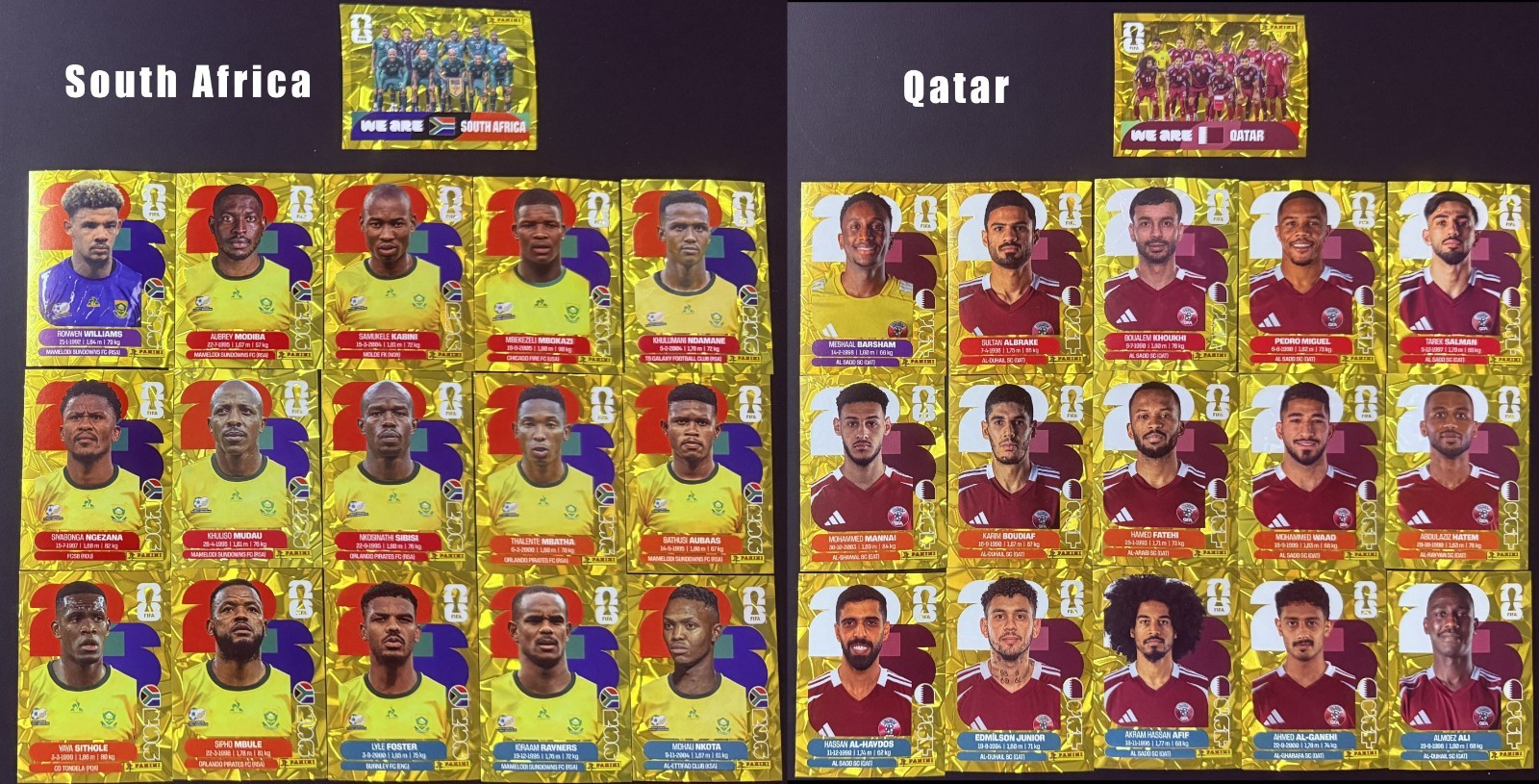 2026 Panini FIFA World Cup Sticker Gold Flood Crumple Singles (You Pick)