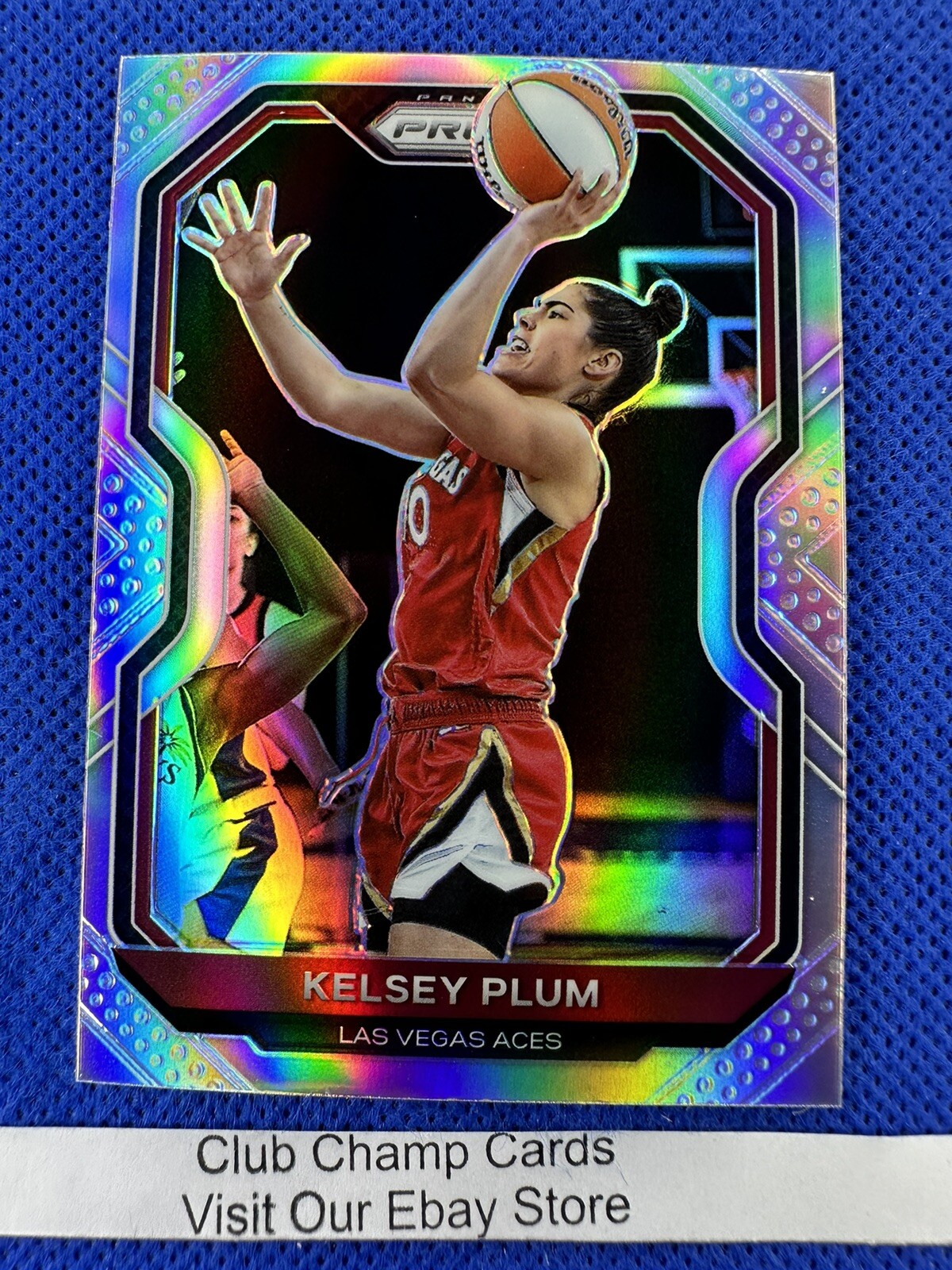 2021 #60 Kelsey Plum WNBA Panini Prizm Basketball Silver Prizm Aces