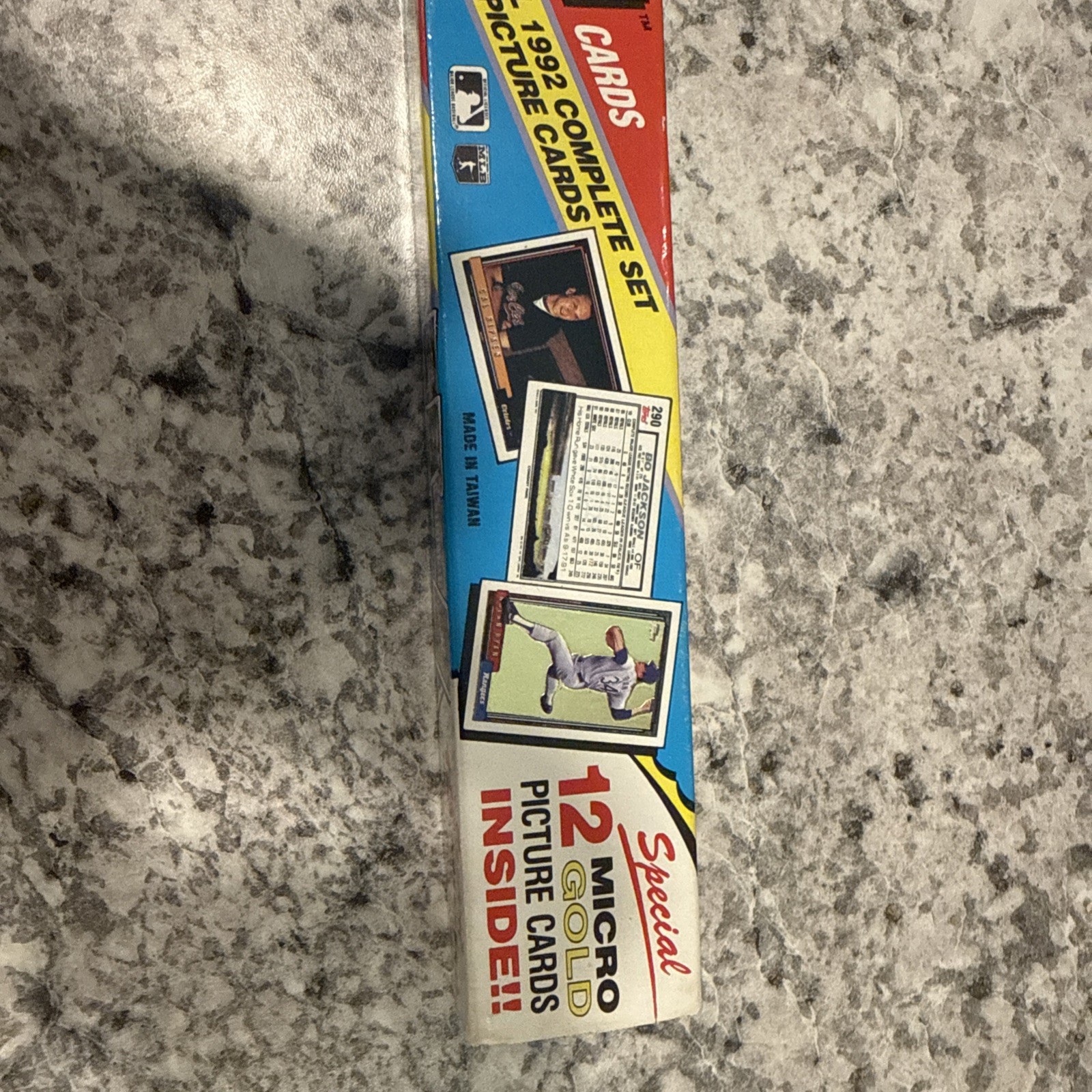 Topps 1992 Micro Baseball Cards Complete Set Box w/ 12 Gold Picture Cards