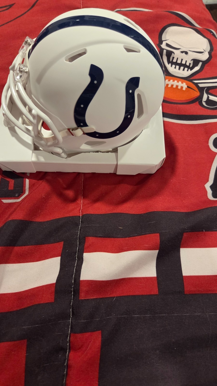 Jonathan Taylor Signed The Mini Helmet White Colts Flat White Collection