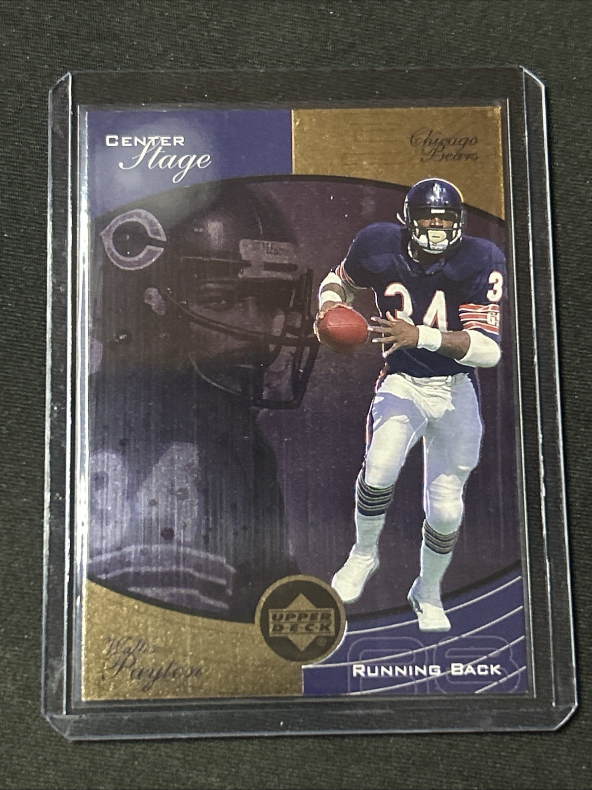 🔥Walter Payton 1999 Upper Deck Ovation Center Stage SP #CS1 – Chicago Bears🔥