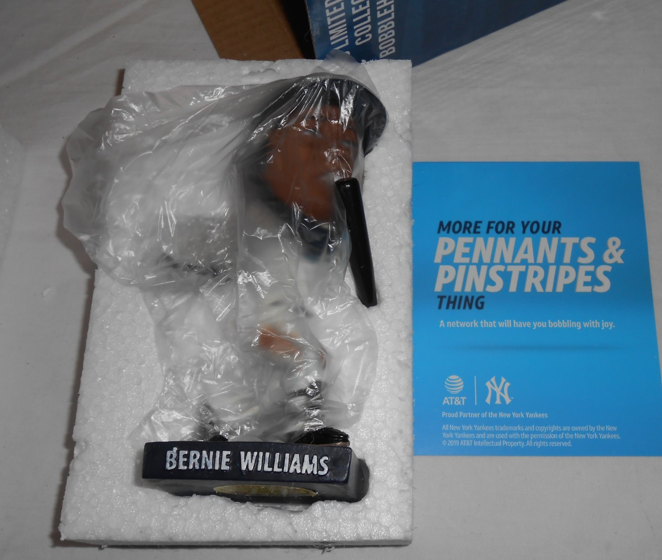 2019 Bernie Williams Bobblehead SGA 4/12/19 New York Yankees New In Box Bronx NY